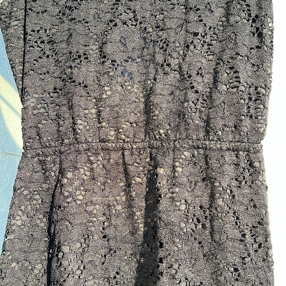 Black Lace A Line Dress - Picture 9 of 12
